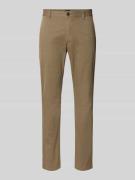 BOSS Orange Slim Fit Chino aus Baumwoll-Mix in Beige, Größe 34/34