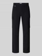 Antony Morato Skinny Fit Hose mit Applikation Modell 'BJORN' in Black,...
