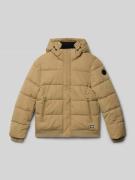 CARS JEANS Steppjacke mit Label-Patch Modell 'HASWAR' in Beige, Größe ...