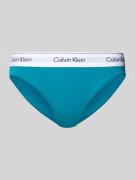Calvin Klein Underwear Slip mit elastischem Logo-Bund in Aqua, Größe L