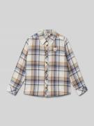 Steiff Regular Fit Freizeithemd mit Logo-Detail in Rauchblau, Größe 10...