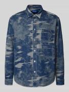 Hugo Blue Oversized Jeanshemd aus reiner Baumwolle Modell 'EBALTO' in ...