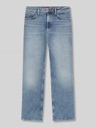 HUGO Straight Fit Jeans aus Baumwoll-Mix in Jeansblau, Größe 25/32