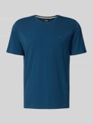 BOSS Regular Fit T-Shirt aus Baumwoll-Mix Modell 'MIX&MATCH' in Dunkel...