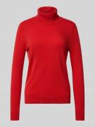 Christian Berg Woman Rollkragenpullover aus reinem Kaschmir in Rot, Gr...
