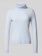 Christian Berg Woman Rollkragenpullover aus reinem Kaschmir in Hellbla...
