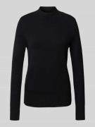 Christian Berg Woman Strickpullover mit Stehkragen in Black, Größe XS