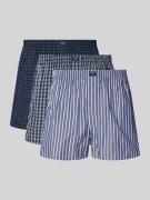 MCNEAL Boxershorts mit elastischem Bund im 3er-Pack in Marine, Größe X...