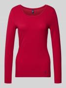 Polo Ralph Lauren Longsleeve mit Logo-Stitching in Rot, Größe L