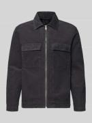 Marc O'Polo Regular Fit Hemdjacke aus reiner Baumwolle in Anthrazit, G...