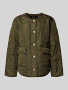 Vero Moda Regular Fit Steppjacke mit einreihiger Knopfleiste Modell 'M...