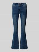 Buena Vista Bootcut Jeans im Used-Look in Blau, Größe L