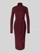 Lauren Ralph Lauren Midikleid mit Rollkragen Modell 'VAUREEN' in Borde...
