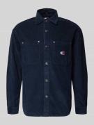 Tommy Jeans Relaxed Fit Cordhemd aus reiner Baumwolle in Marine, Größe...