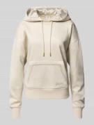 Guess Hoodie mit Kapuze in Ecru, Größe L