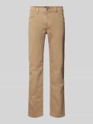MCNEAL Slim Fit Jeans im 5-Pocket-Design in Hellbraun, Größe 30/32