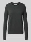 Christian Berg Woman Strickpullover aus reinem Kaschmir in Dunkelgruen...