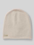 Seeberger Beanie aus reinem Kaschmir in Stein, Größe 1