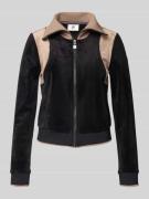 FILA Slim Fit Sweatjacke mit Reißverschluss Modell 'ADRIANO' in Black,...