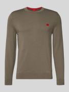 HUGO Regular Fit Strickpullover aus reiner Baumwolle Modell 'SAN CASSI...