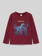 s.Oliver RED LABEL Regular Fit Langarmshirt aus reiner Baumwolle in Bo...