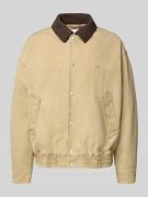 REVIEW Jacke mit Kentkragen in Camel, Größe XXL