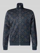 MCNEAL Sweatjacke mit Stehkragen in Dunkelblau, Größe L