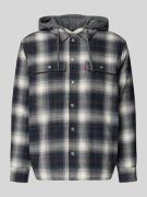 Levi's® Freizeithemd mit Kapuze Modell 'FRANCISCO' in Black, Größe L