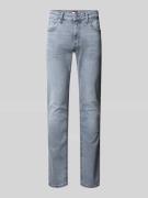 Tommy Jeans Slim Fit Jeans aus Baumwoll-Mix in Hellgrau, Größe 28/32