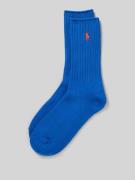 Polo Ralph Lauren Socken mit Logo-Stitching in Blau, Größe 36-41