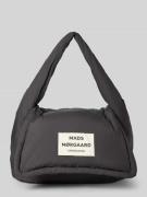 MADS NØRGAARD Handtasche mit Logo-Patch Modell 'Bomb' in Dunkelgrau, G...