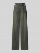 Vero Moda Wide Leg Jeans aus reiner Baumwolle Modell 'WIEN' in Oliv, G...