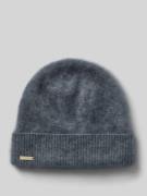 Seeberger Beanie aus reinem Kaschmir in Mittelgrau, Größe 1