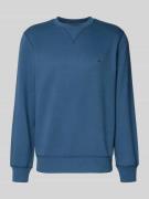 Tommy Hilfiger Regular Fit Sweatshirt Baumwoll-Mix in Petrol, Größe L