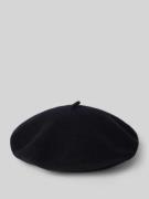 Loevenich Baskenmütze aus reiner Wolle in Black, Größe 1