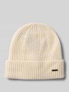 JOOP! Collection Strickmütze aus Kaschmir mit Label-Detail Modell 'FEN...