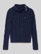 Polo Ralph Lauren Teens Strickpullover mit gerippten Abschlüssen in Ma...
