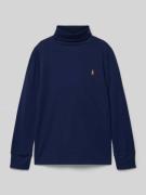 Polo Ralph Lauren Teens Longsleeve mit Label-Stitching in Marine, Größ...