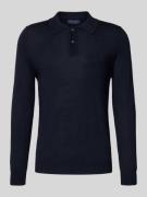 Christian Berg Men Slim Fit Strickpullover aus Woll-Mix in Marine, Grö...
