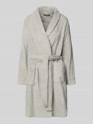 Lauren Ralph Lauren Bademantel mit Strukturmuster in Mittelgrau, Größe...