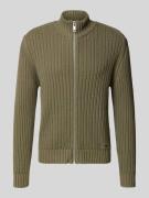 HUGO Regular Fit Strickjacke aus rerippter Baumwolle Modell 'SRITON' i...
