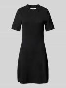Mango Knielanges Kleid mit Rundhalsausschnitt Modell 'DOMINO' in Black...