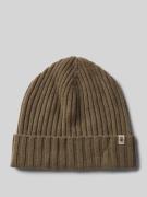 Roeckl Beanie mit Label-Detail in Oliv, Größe 1