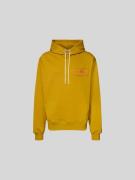 Marni Regular Fit Sweatshirt mit Logo-Patch in Senf, Größe 48