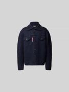 Dsquared2 Strickjacke mit Knopfleiste in Dunkelblau, Größe L