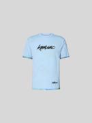 Kenzo Regular Fit T-Shirt mit Logo-Print in Hellblau, Größe L