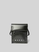 Marni Umhängetasche mit Label-Print in Black, Größe 1