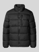 Tom Tailor Regular Fit Steppjacke mit Stehkragen in Black, Größe L