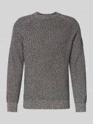 Tom Tailor Denim Regular Fit Strickpullover aus reiner Baumwolle in An...