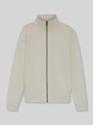 BOSS Orange Regular Fit Sweatjacke aus reiner Baumwolle in Sand, Größe...